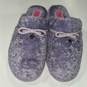 Kate Spade Lavender Plush Women's Slippers